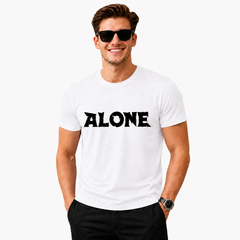 Softrest Printed Round Neck Black Colour Tshirts