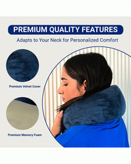 Softrest Travel Neck Pillow Sapphire Blue