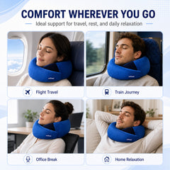 Premium snake travel neck pillow