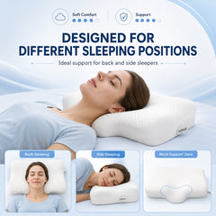 Butterfly cervical pillow