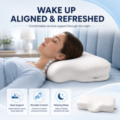 Butterfly cervical pillow