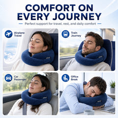 Snake travel neck pillow