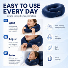 Snake travel neck pillow