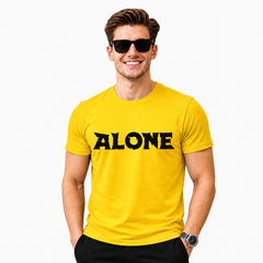 Softrest Printed Round Neck Black Colour Tshirts