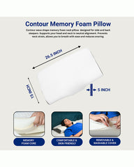 Softrest Curve Contour Cervical Pillow ( Black & White)