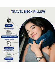 Softrest Travel Neck Pillow Sapphire Blue