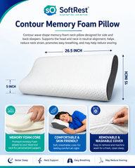 Big Contour Cervical Neck Pillow