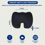 Softrest Orthopedic Coccyx Pillow - Image 4