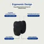 Softrest Orthopedic Coccyx Pillow - Image 8