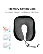 Softrest Memory Foam Travel Pillow for Neck Support - Image 7