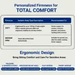 Softrest Orthopedic Memory Foam Seat Cushion - Image 10