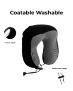 Softrest Memory Foam Travel Pillow for Neck Support - Image 8