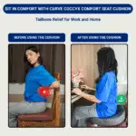 Softrest Orthopedic Memory Foam Seat Cushion - Image 2