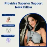 Softrest Memory Foam Travel Pillow for Neck Support - Image 6