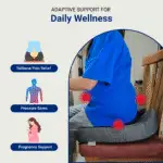 Softrest Orthopedic Memory Foam Seat Cushion - Image 3