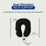 Softrest Memory Foam Travel Pillow for Neck Support - Image 3