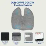 Softrest Orthopedic Memory Foam Seat Cushion - Image 6