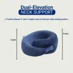Softrest Travel Neck Pillow Sapphire Blue - Image 4