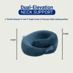Softrest Travel Neck Pillow Sapphire Blue - Image 8